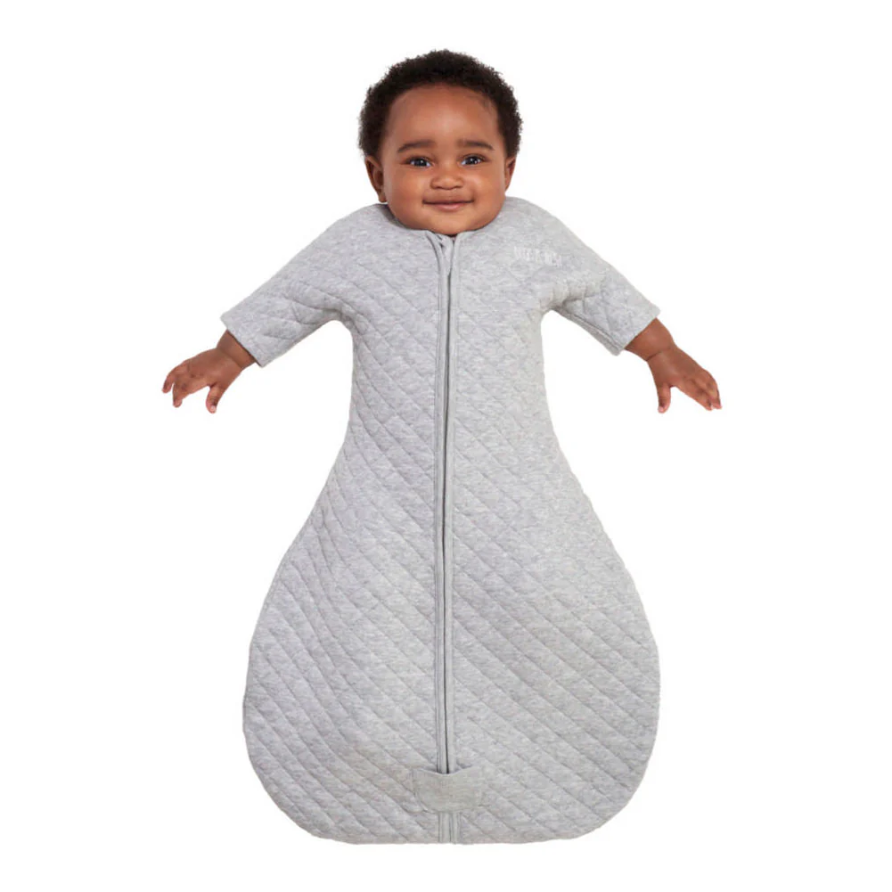 HALO Cottone SleepSack Easy Transition - Quilted Grey Heather (Medium, 19-24 lbs) - Image 5