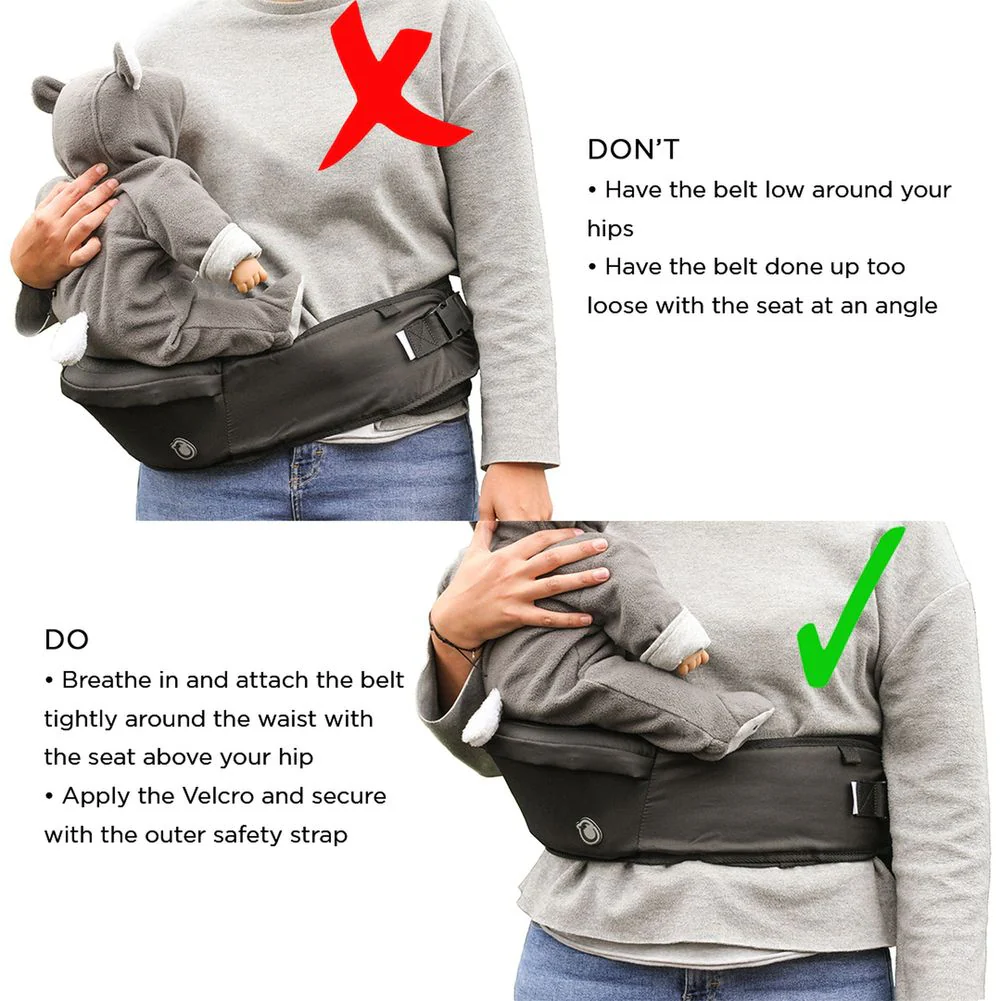 Hippychick Hipseat Baby Carrier - Image 7
