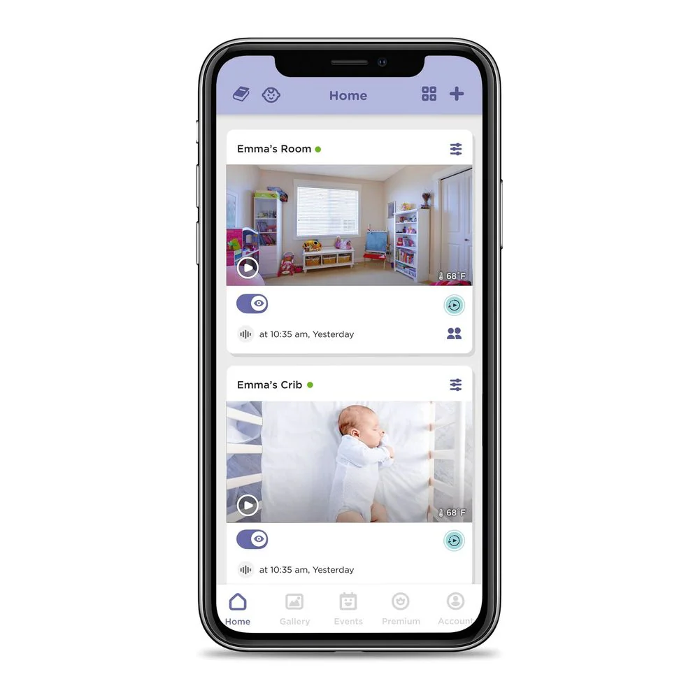 Hubble Connected Nursery Pal Dual Vision Baby Monitor - Image 5