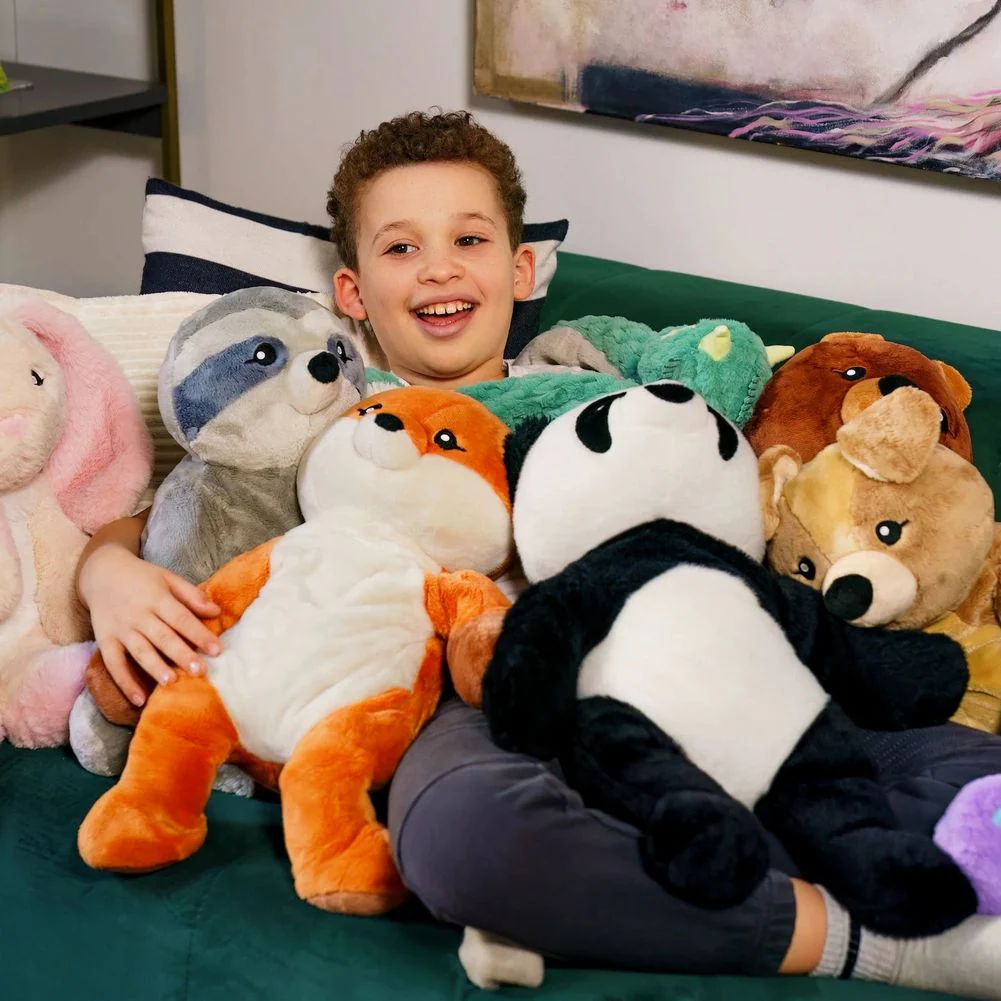 Hugimals Weighted Plush Toy - Bowie the Panda - Image 6