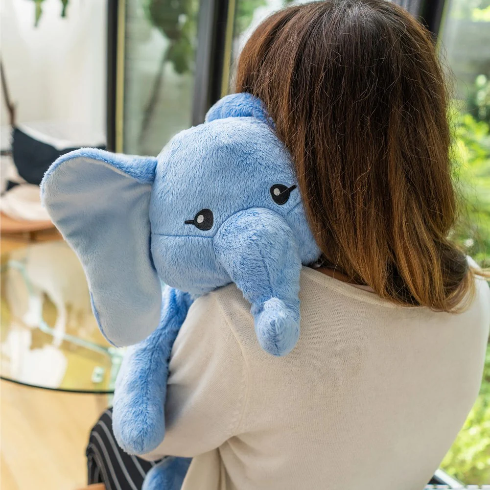 Hugimals Weighted Plush Toy - Emory the Elephant - Image 8