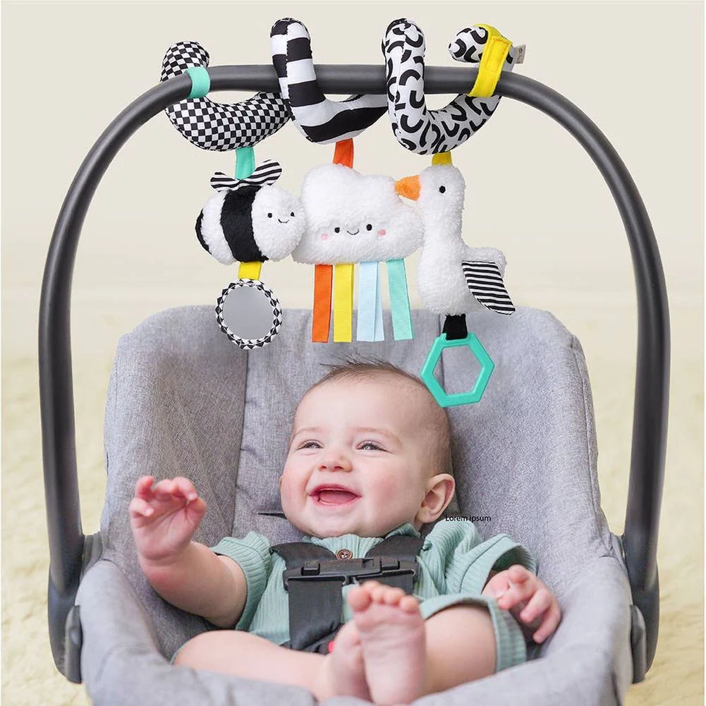 Itzy Ritzy Bespoke Itzy Bitzy Spiral Car Seat Activity Toy - Image 4