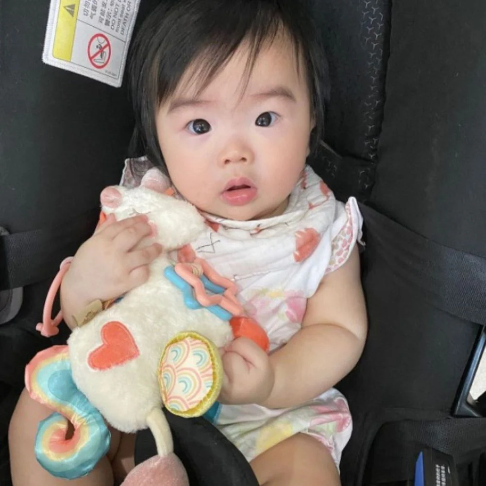 Itzy Ritzy Itzy Friends Link & Love Teething Activity Plush Toy - Image 4
