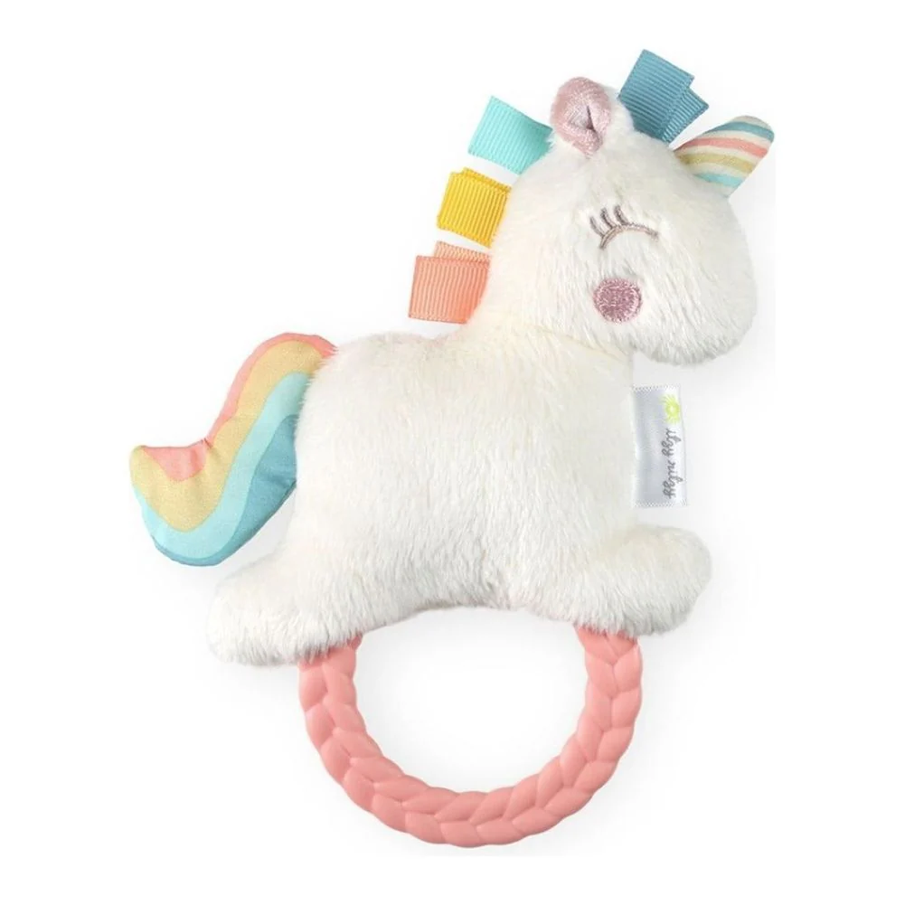 Itzy Ritzy Ritzy Rattle Pal Plush Rattle and Teether Toy