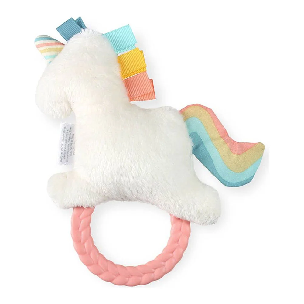 Itzy Ritzy Ritzy Rattle Pal Plush Rattle and Teether Toy - Image 2