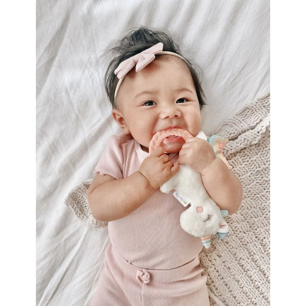 Itzy Ritzy Ritzy Rattle Pal Plush Rattle and Teether Toy - Image 3