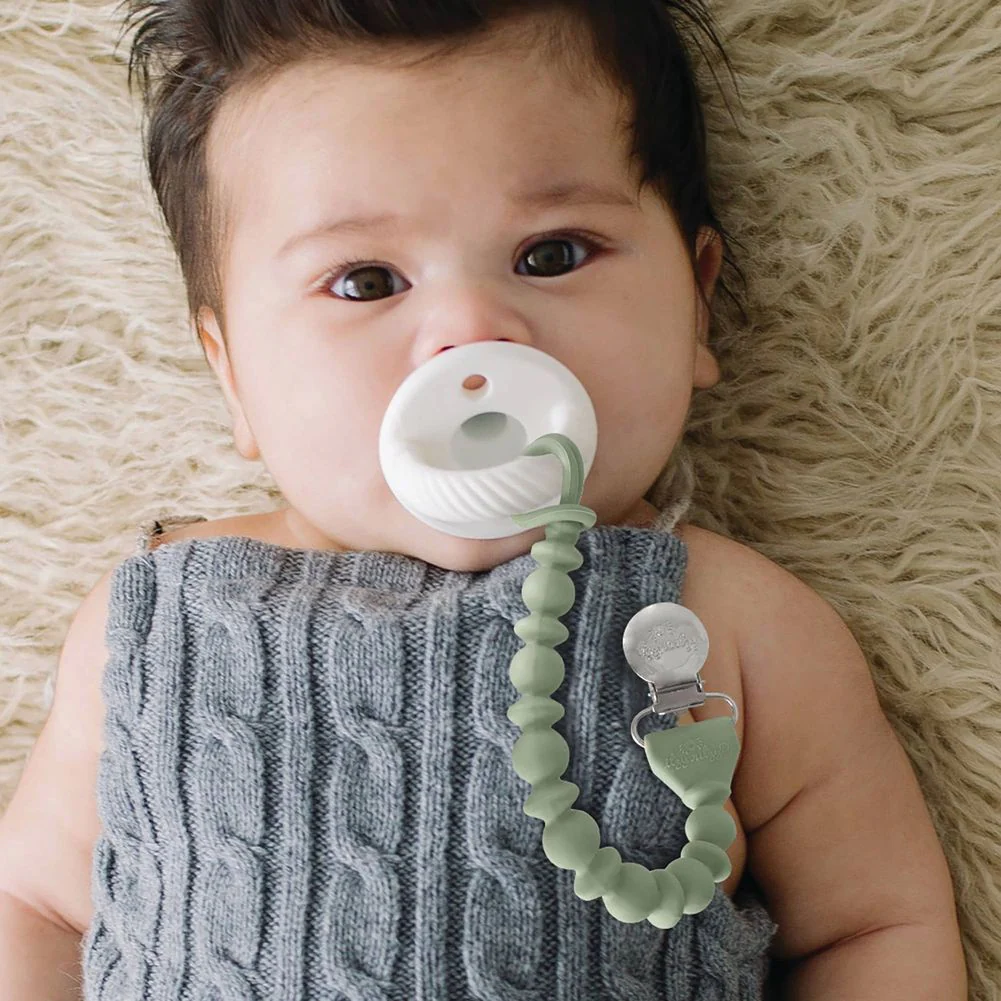 Itzy Ritzy Sweetie Strap Beaded Pacifier Clip - Image 2