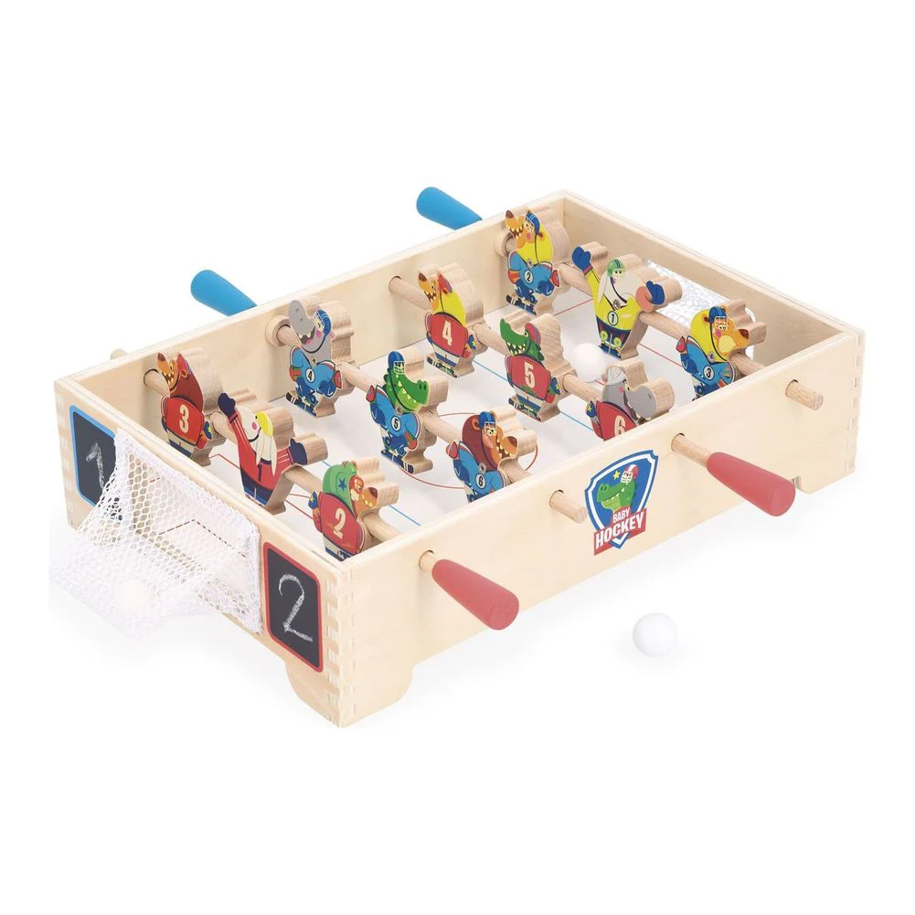 Janod Applepop Mini Table Hockey Champion Wooden Toy Set - Image 3