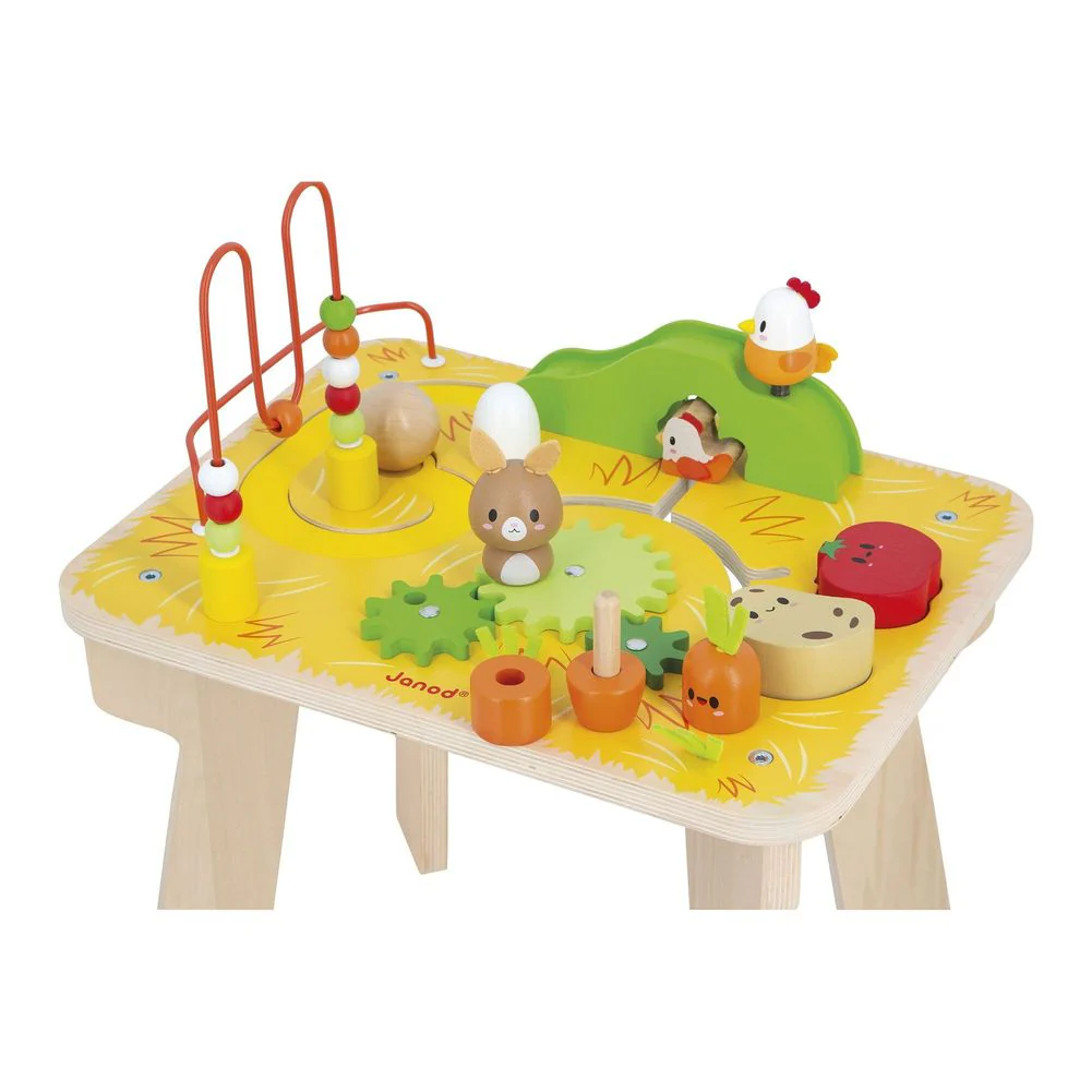 Janod Farm Wooden Activity Table - Image 4