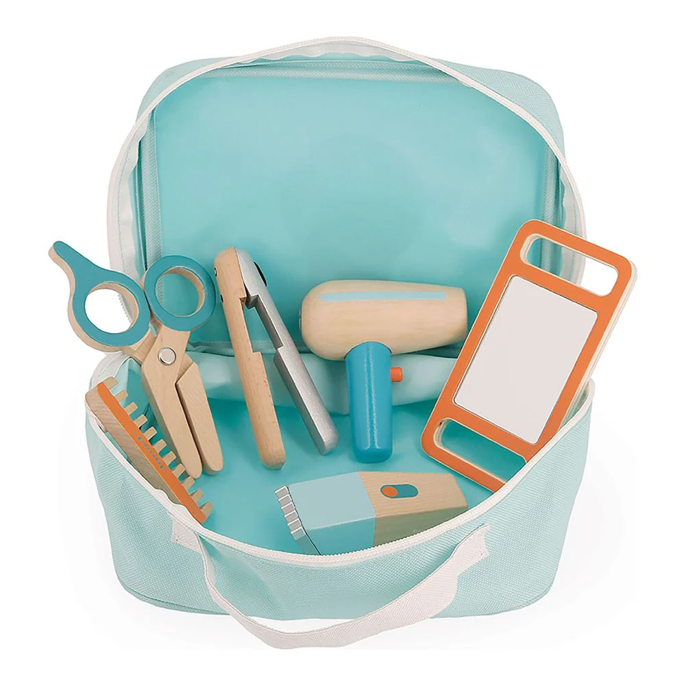 Janod Hairdresser Wooden Toy Set - Image 2