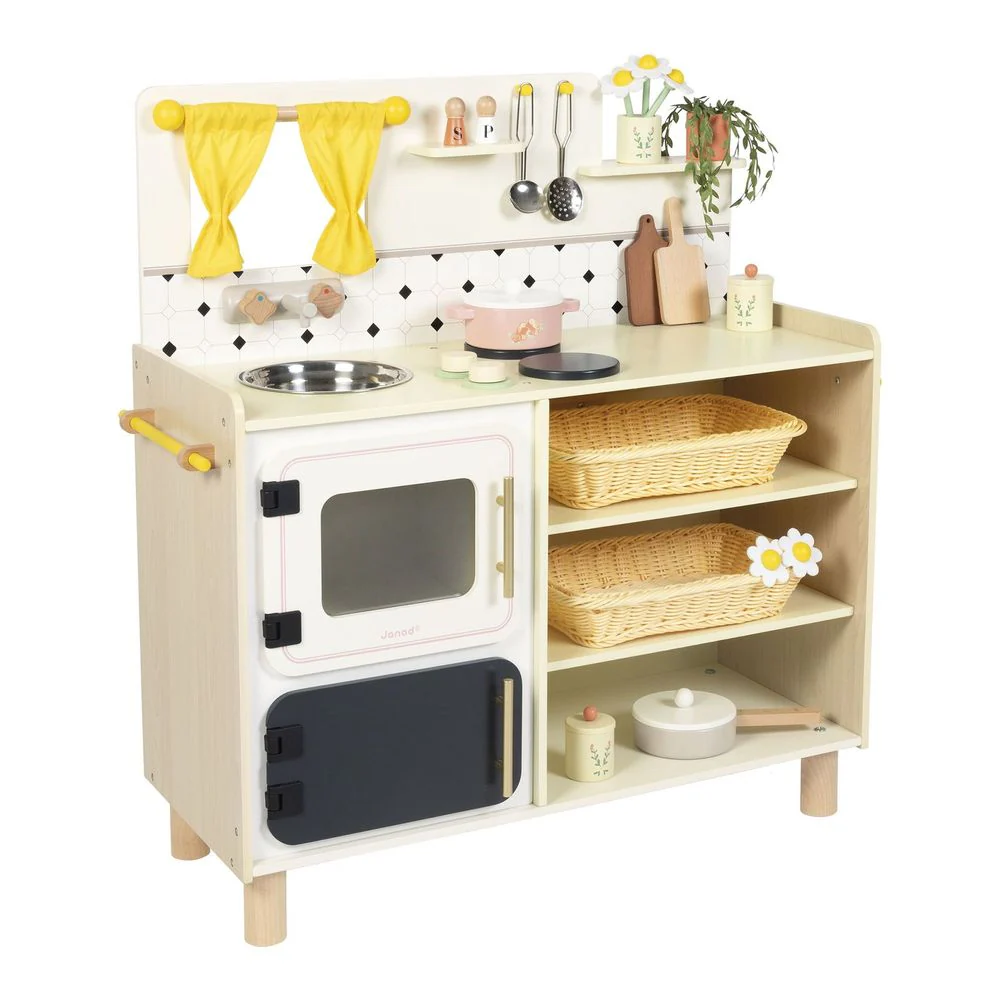 Janod Mamie Soleil Grand Kitchen Wooden Toy Set