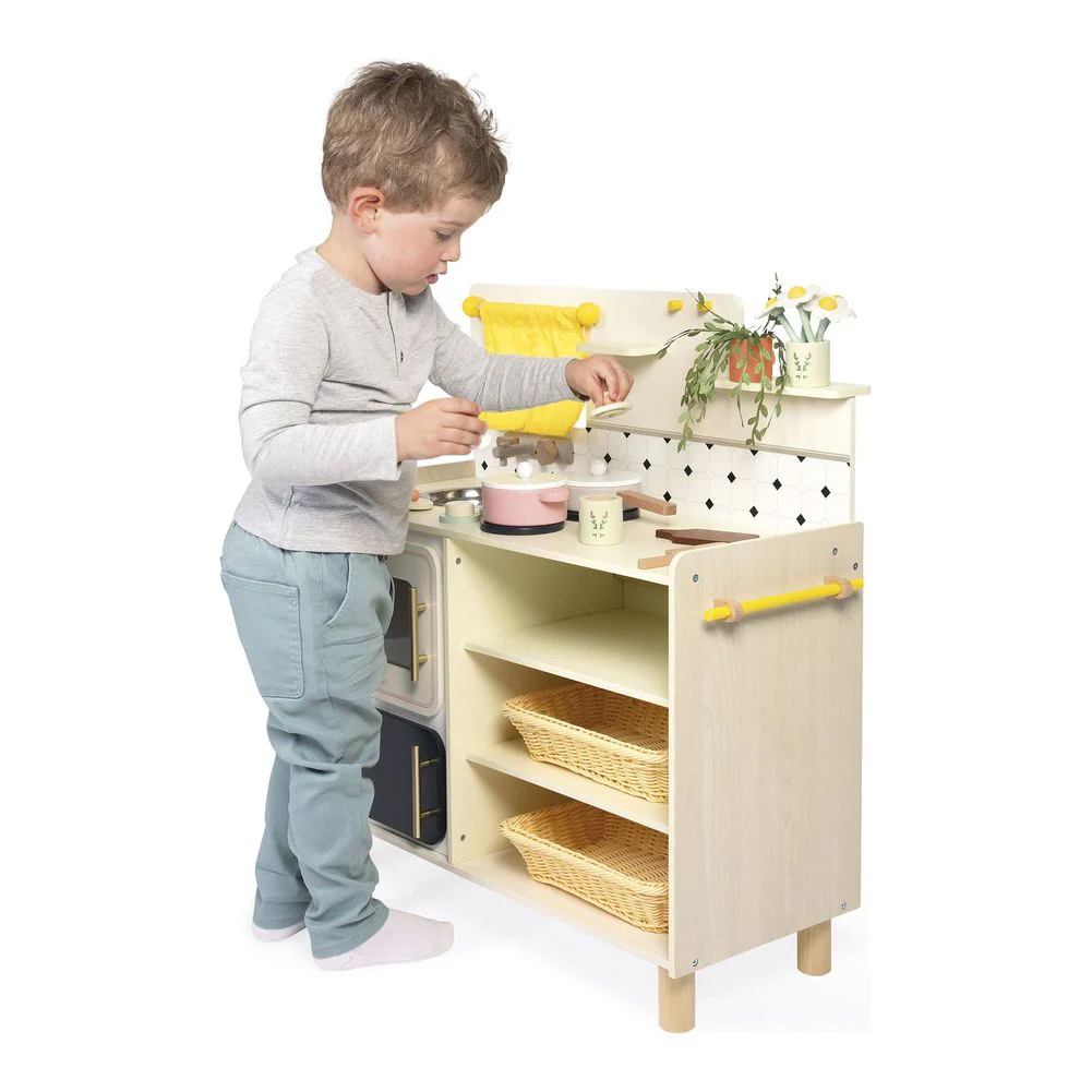 Janod Mamie Soleil Grand Kitchen Wooden Toy Set - Image 12