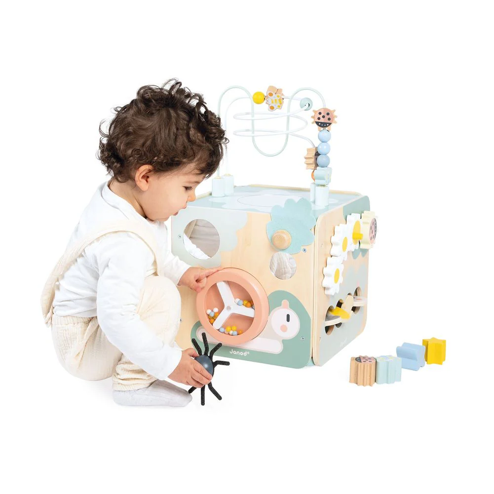 Janod Multi-Activity Maxi Cube - Sweet Cocoon - Image 10