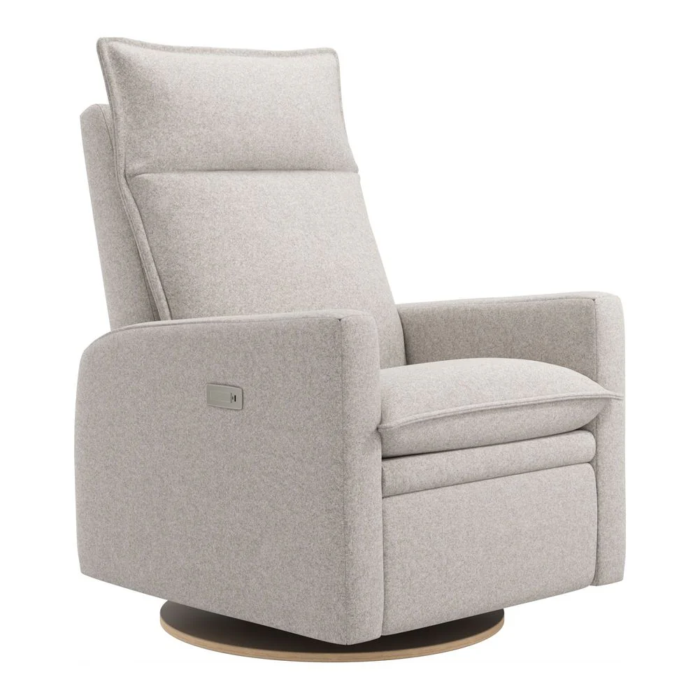 Jaymar ARYA Motorised Upholstered Swivel Glider & Recliner with Footrest - Image 20