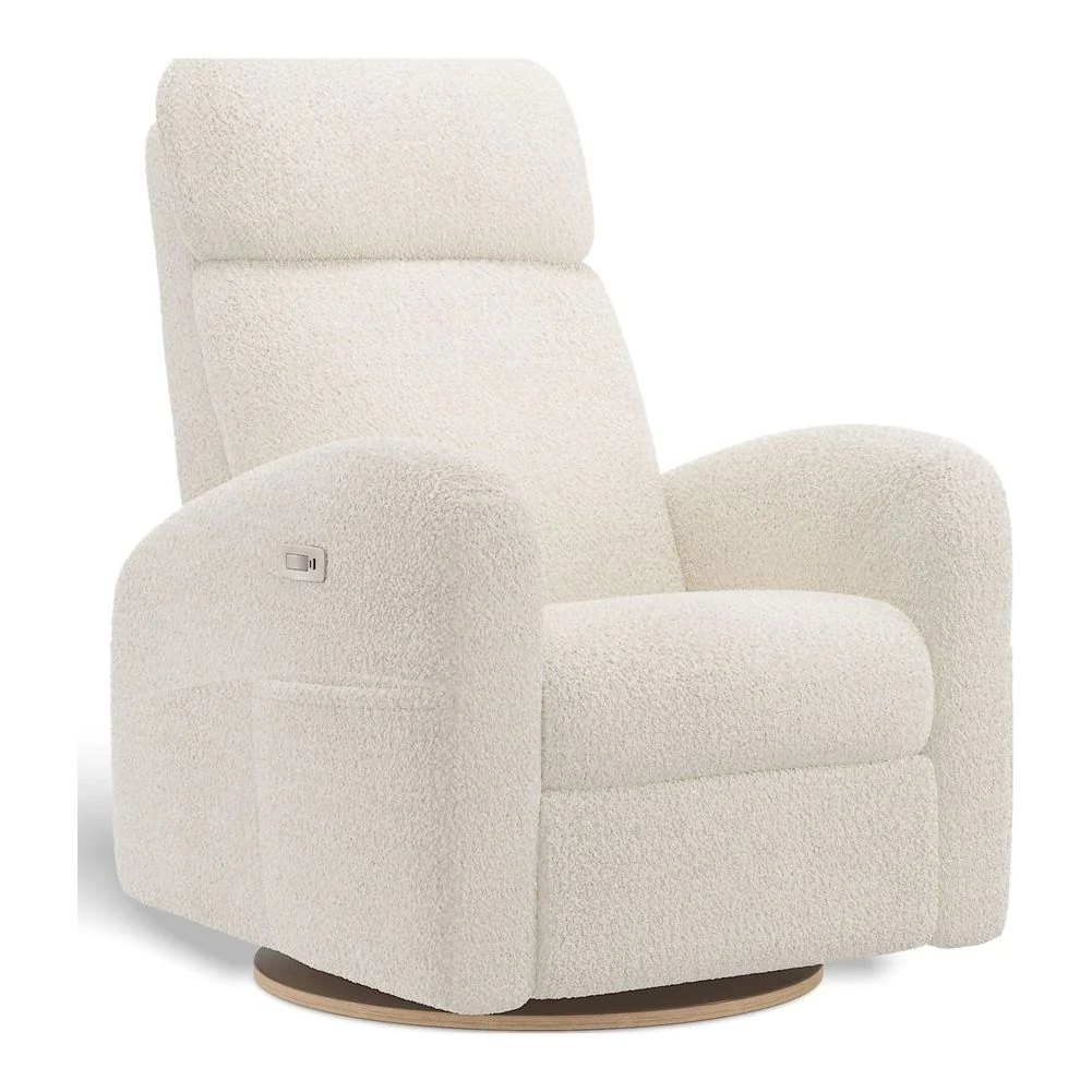 Jaymar HAILEY Motorised Upholstered Swivel Glider & Recliner with Adjustable Headrest - Image 16
