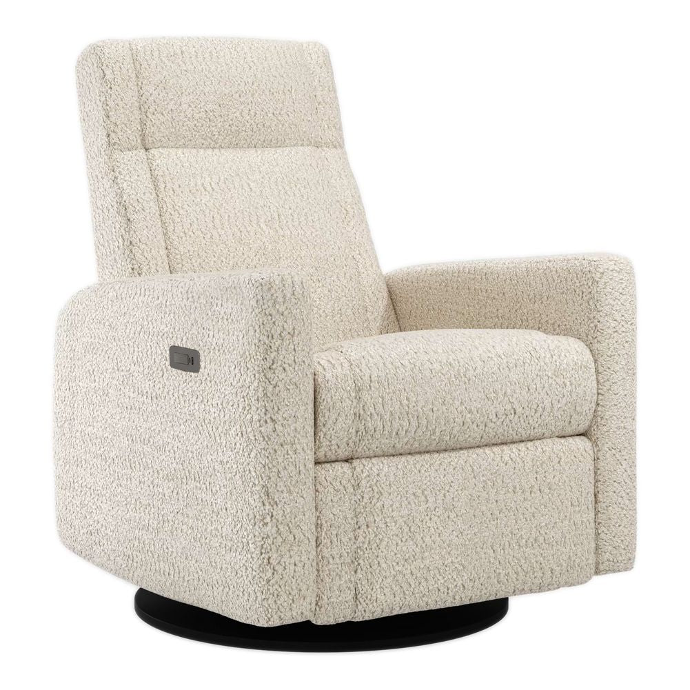 Jaymar NELLY Motorised Upholstered Swivel Glider & Recliner with Footrest - Image 11