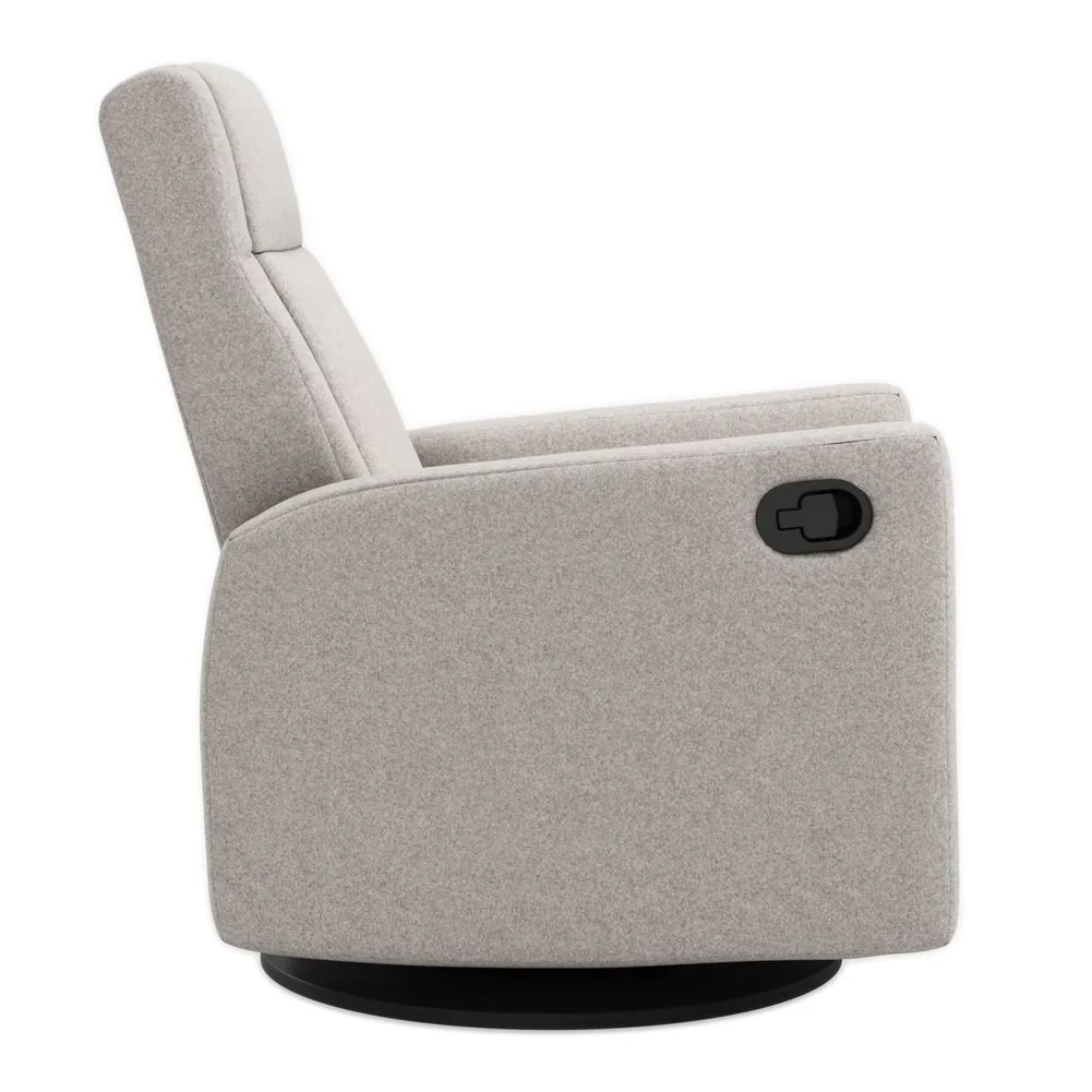 Jaymar NELLY Upholstered Swivel Glider & Recliner with Footrest - Image 3