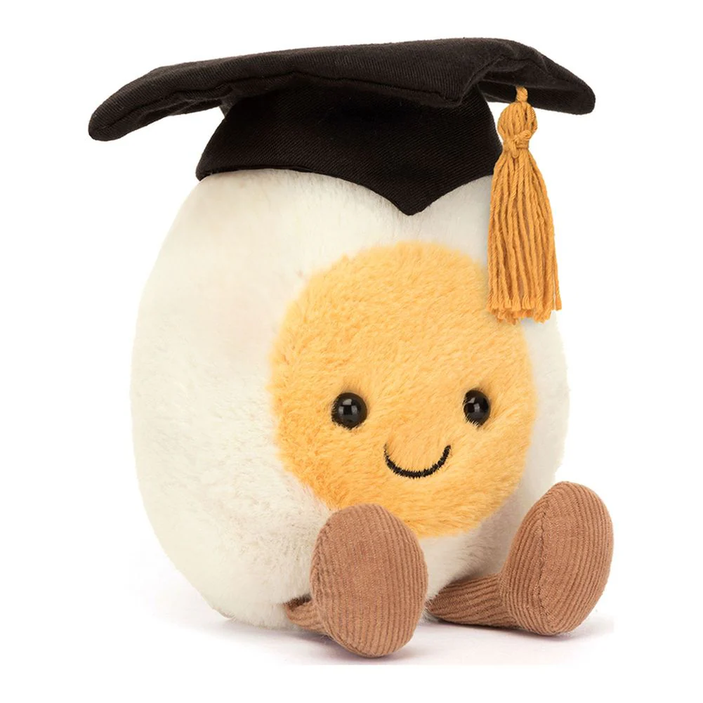 Jellycat Amusable Boiled Egg Plush Toy - Graduation