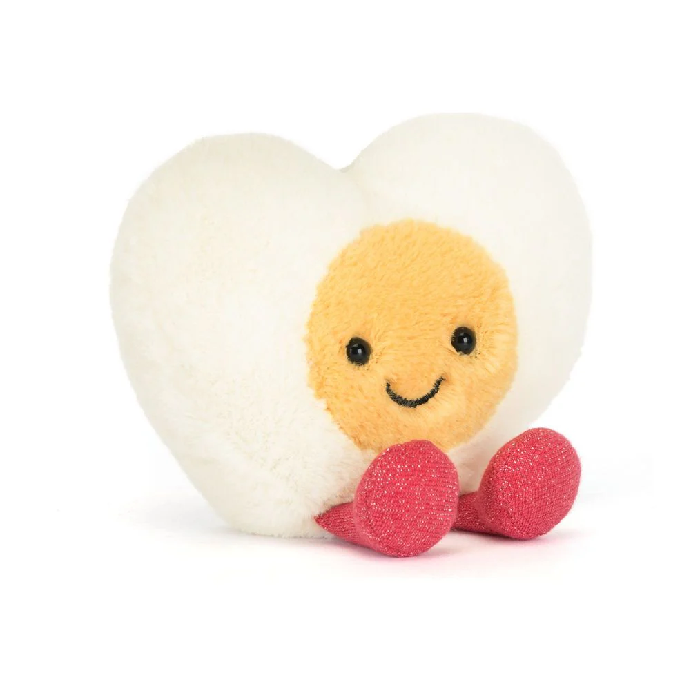 Jellycat Amusable Boiled Egg Plush Toy - Heart