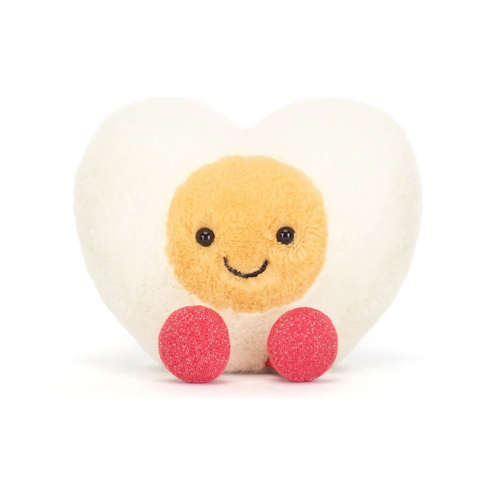 Jellycat Amusable Boiled Egg Plush Toy - Heart - Image 2