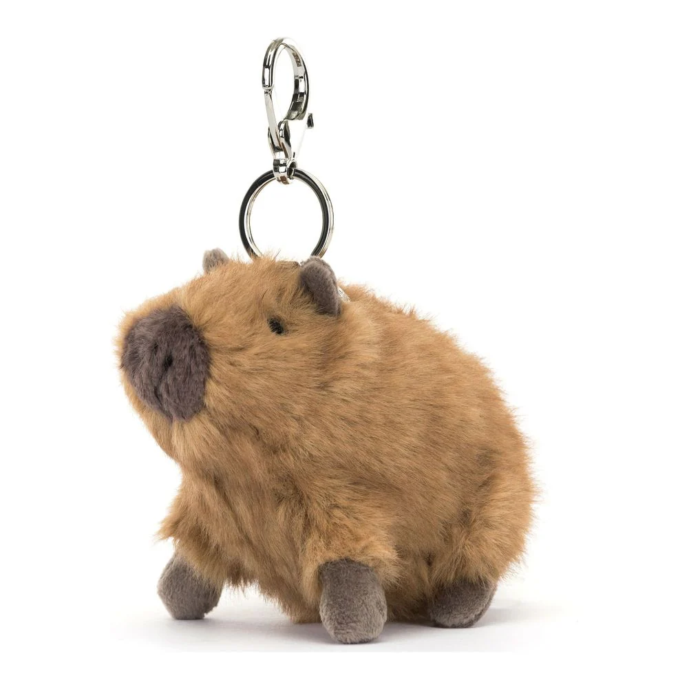 Jellycat Amuseables Bag Charm - Clyde Capybara - Image 3