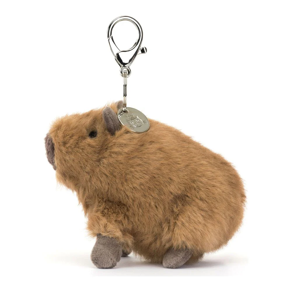 Jellycat Amuseables Bag Charm - Clyde Capybara - Image 4