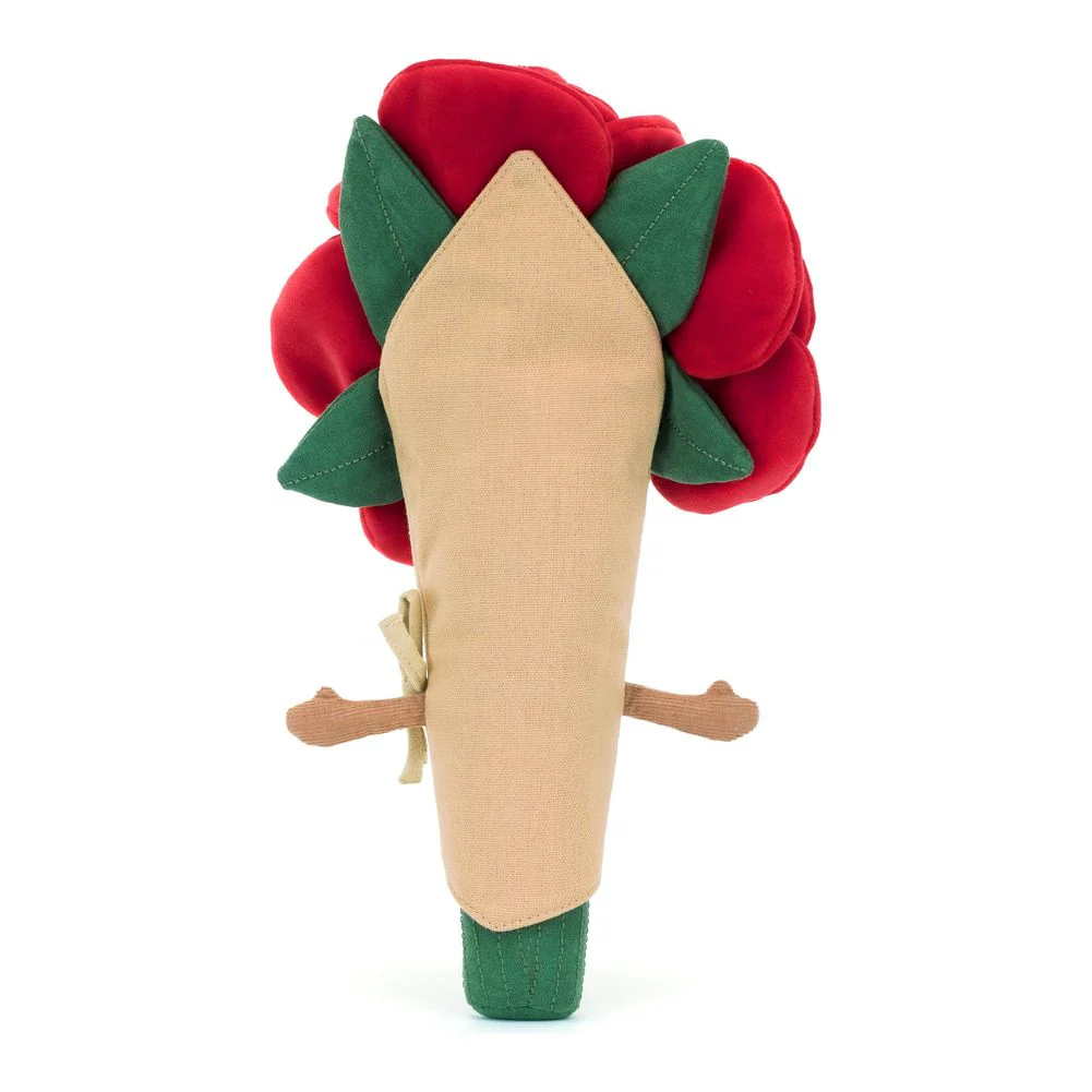 Jellycat Amuseables Plush Toy - Bouquet of Roses (12 inch) - Image 4