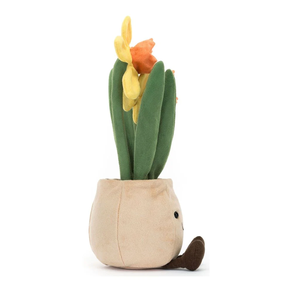 Jellycat Amuseables Plush Toy - Daffodil Pot (11 inch) - Image 5