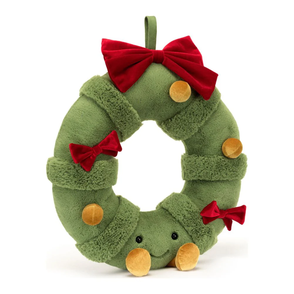Jellycat Amuseables Plush Toy - Decorated Christmas Wreath