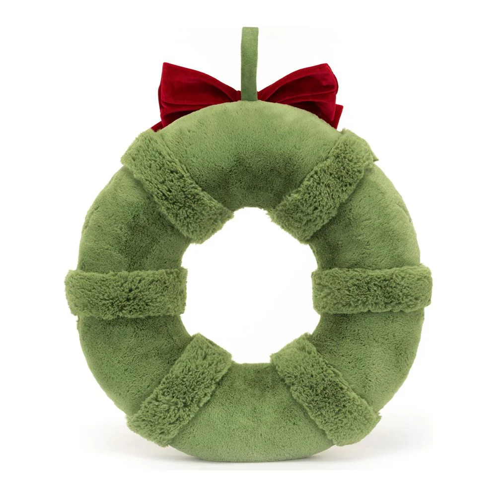 Jellycat Amuseables Plush Toy - Decorated Christmas Wreath - Image 3