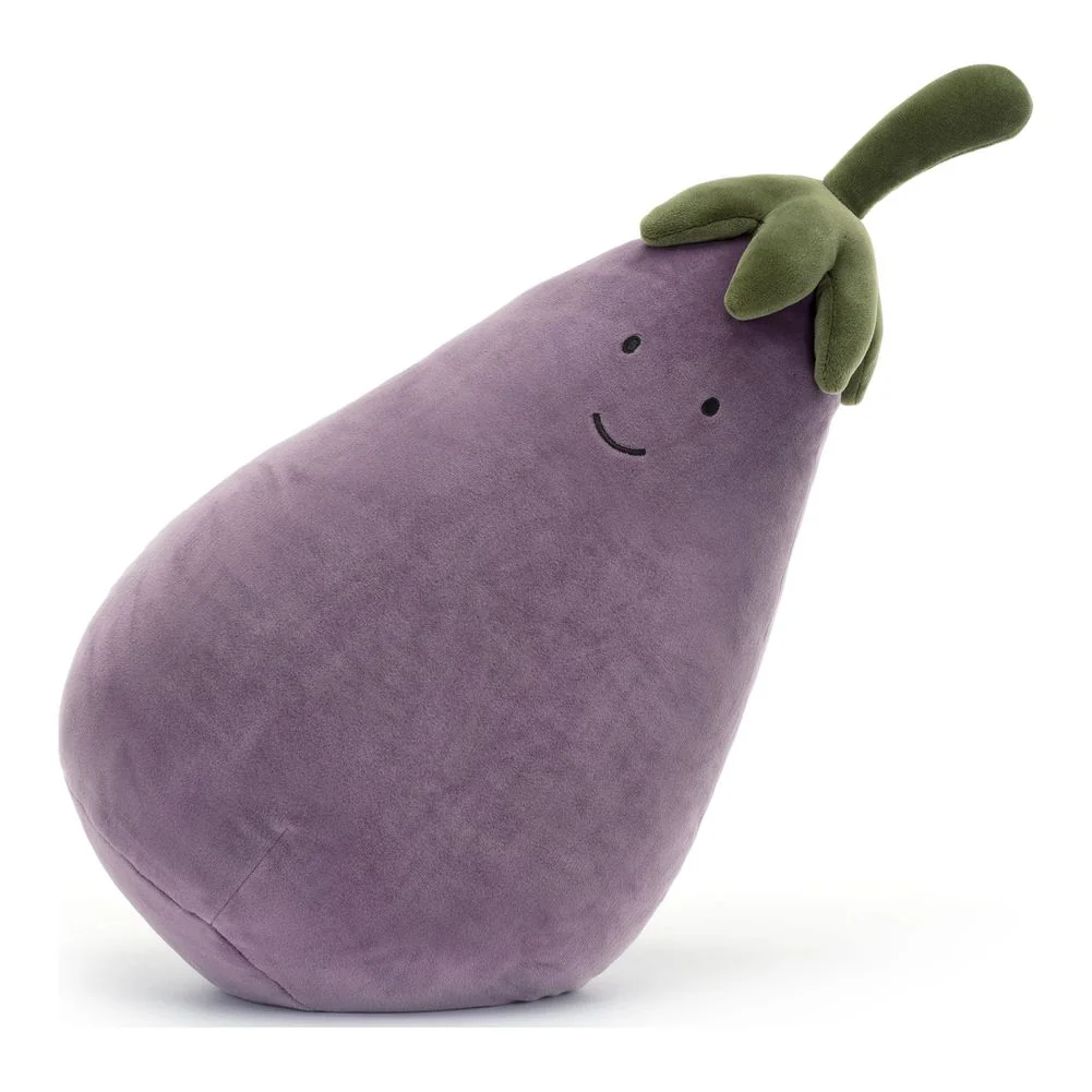 Jellycat Amuseables Plush Toy - Eggplant (Large, 15 inch) - Image 7