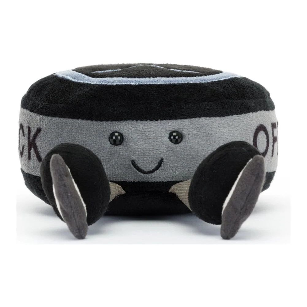 Jellycat Amuseables Plush Toy - Ice Hockey Puck - Image 2
