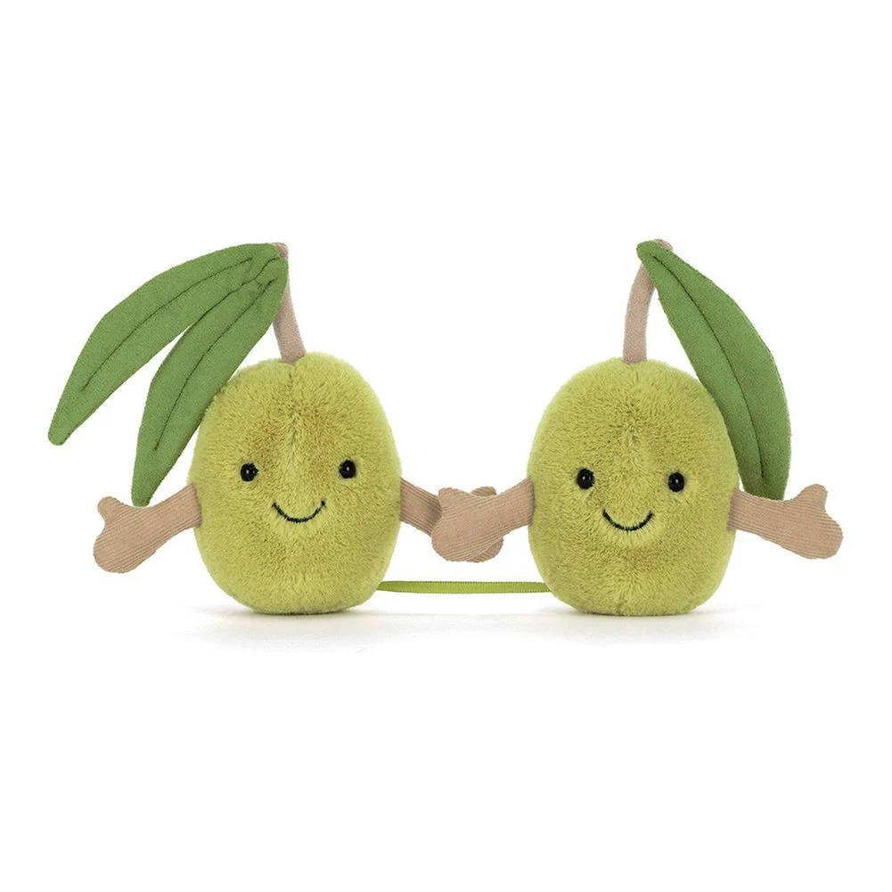 Jellycat Amuseables Plush Toy - Pair of Olives - Image 2