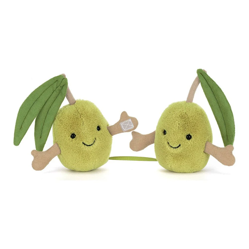 Jellycat Amuseables Plush Toy - Pair of Olives - Image 5
