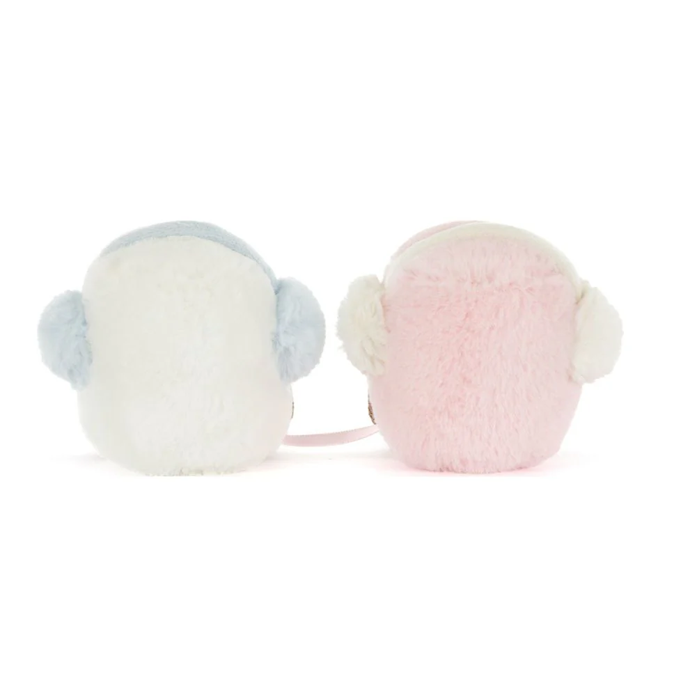Jellycat Amuseables Plush Toy - Toastie Pink and White Marshmallows - Image 4