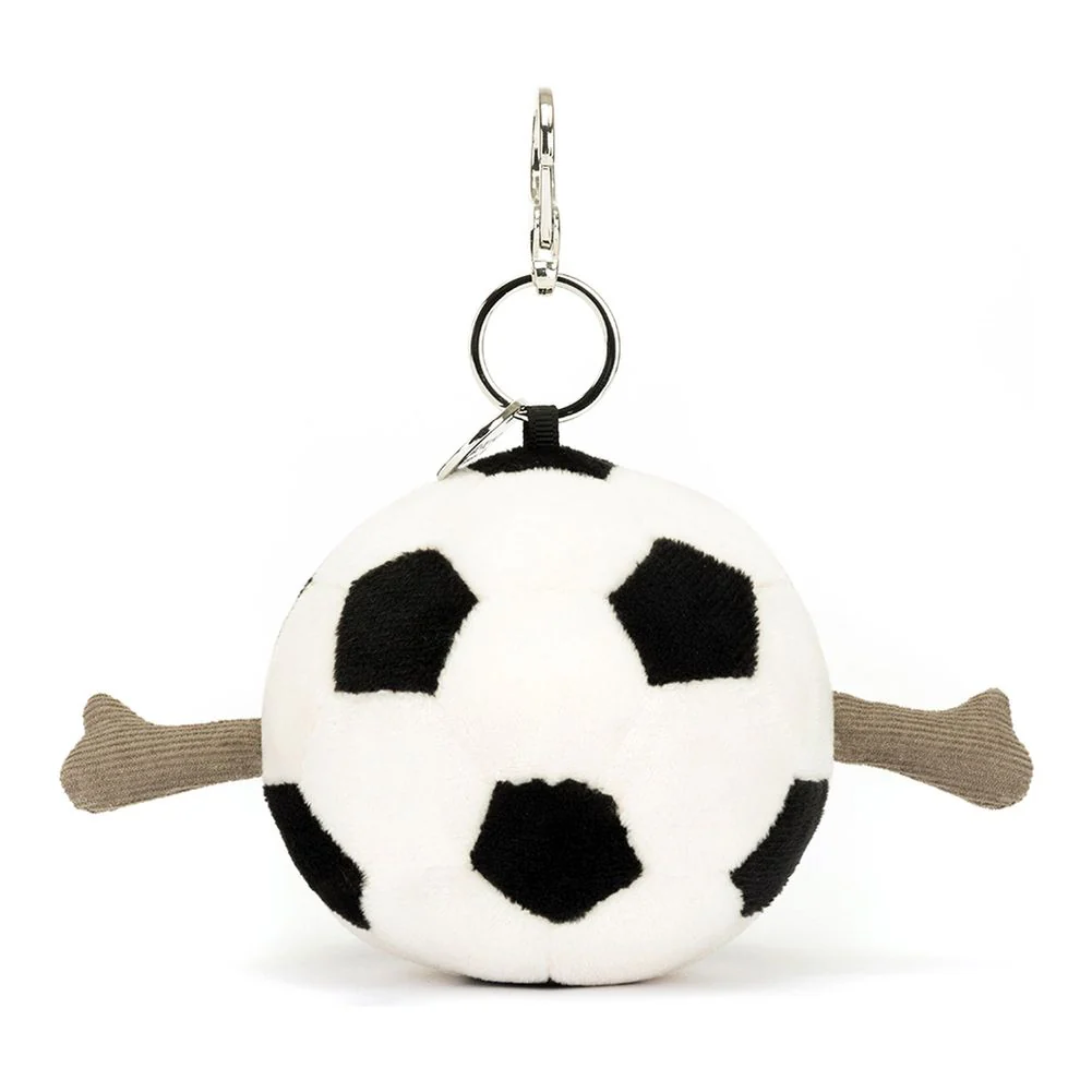 Jellycat Amuseables Sports Bag Charm - Soccer - Image 4