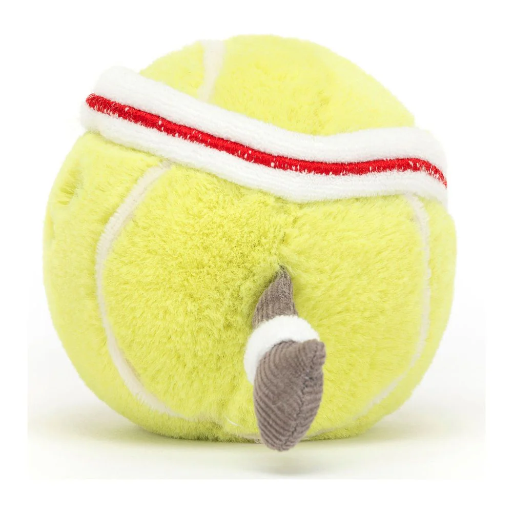 Jellycat Amuseables Sports Plush Toy - Tennis Ball - Image 4