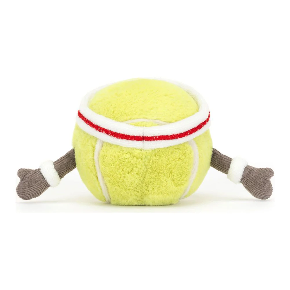 Jellycat Amuseables Sports Plush Toy - Tennis Ball - Image 5