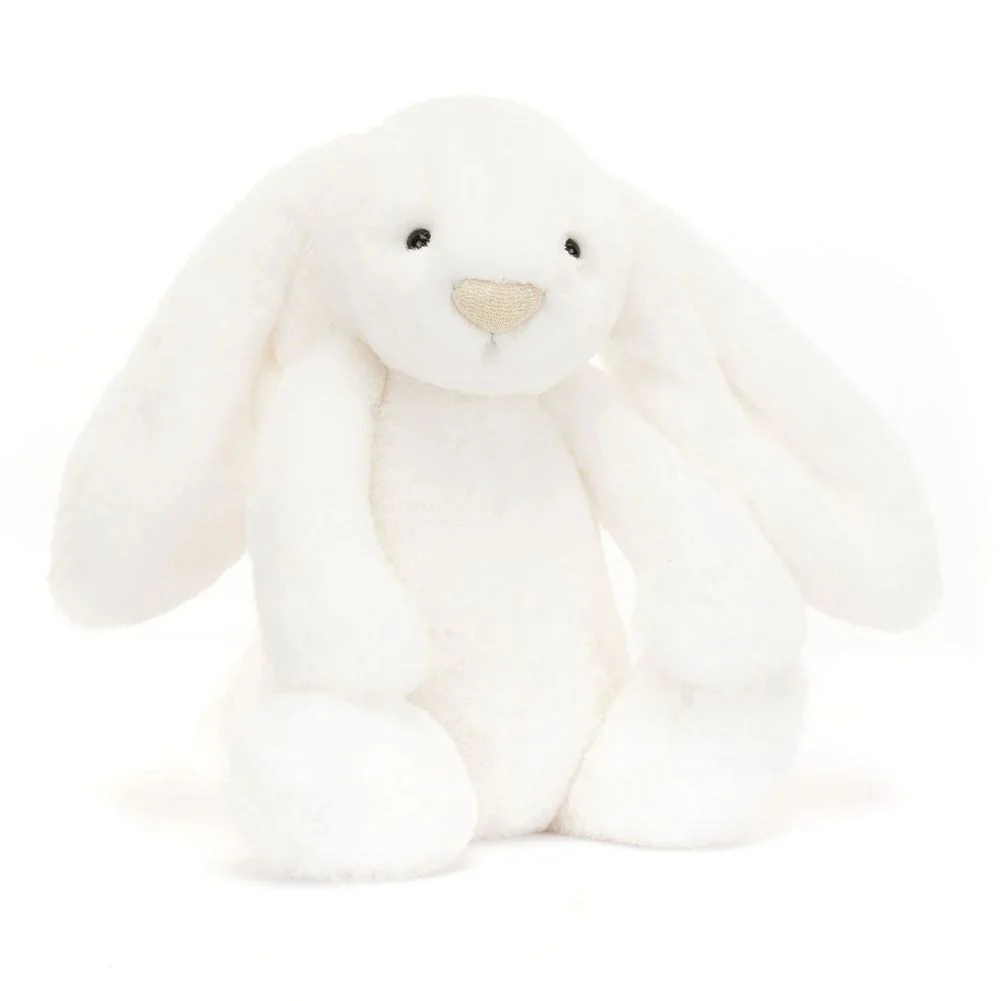 Jellycat Bashful Luxe Bunny Medium Plush Toy (12 inch) - Image 4