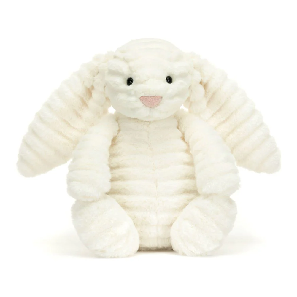 Jellycat Bashful Luxe Bunny Plush Toy - Nimbus (Medium, 12 inch) - Image 2