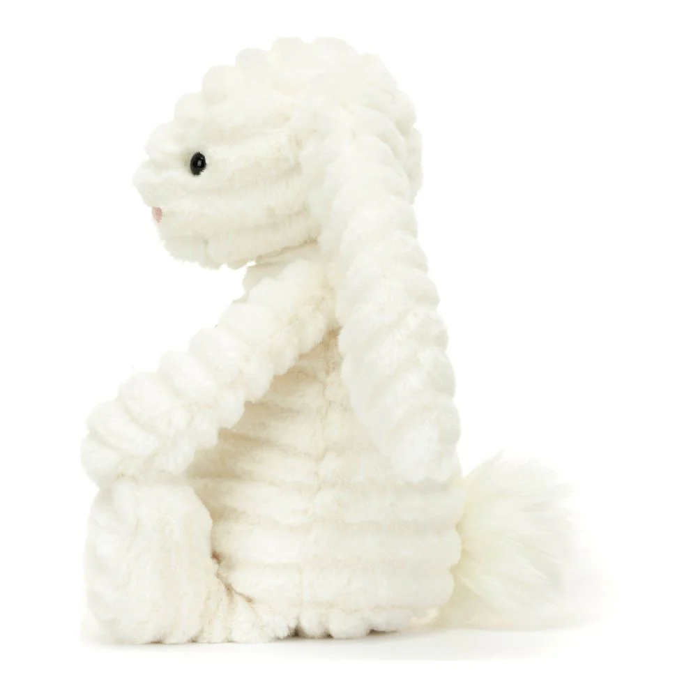 Jellycat Bashful Luxe Bunny Plush Toy - Nimbus (Medium, 12 inch) - Image 3