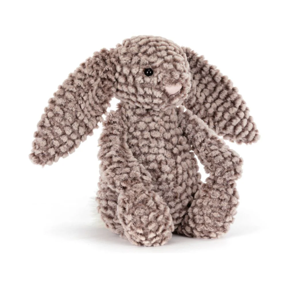 Jellycat Bashful Luxe Bunny Plush Toy - Pine (Medium, 12 inch)