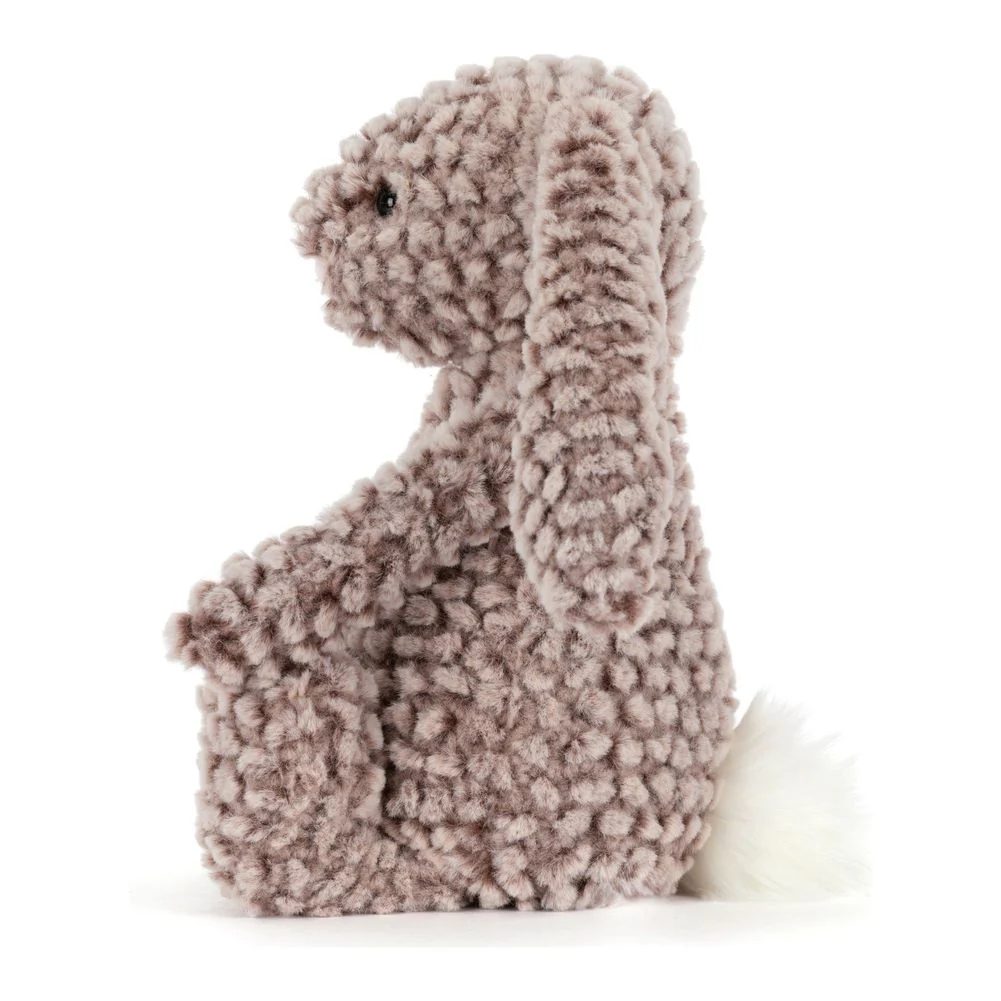 Jellycat Bashful Luxe Bunny Plush Toy - Pine (Medium, 12 inch) - Image 3