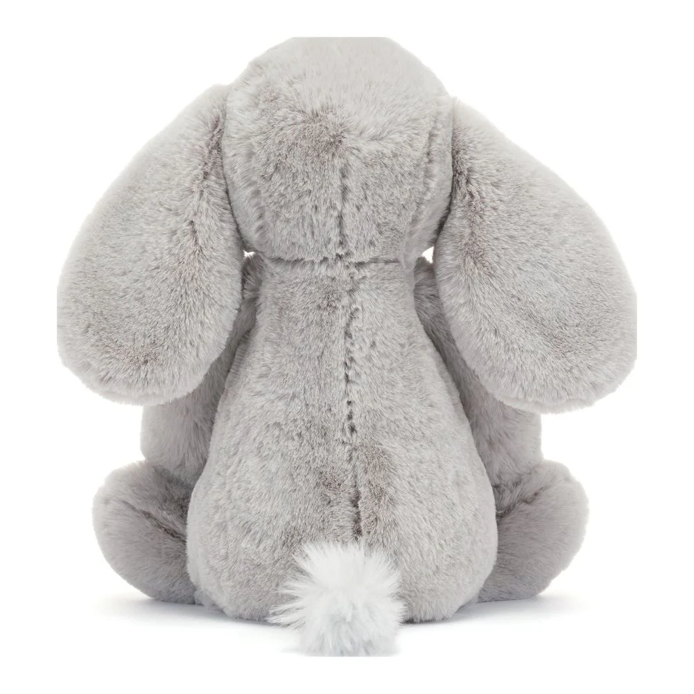 Jellycat Bashful Luxe Plush Toy - Elephant Thuddeus (Medium, 9 inch) - Image 4