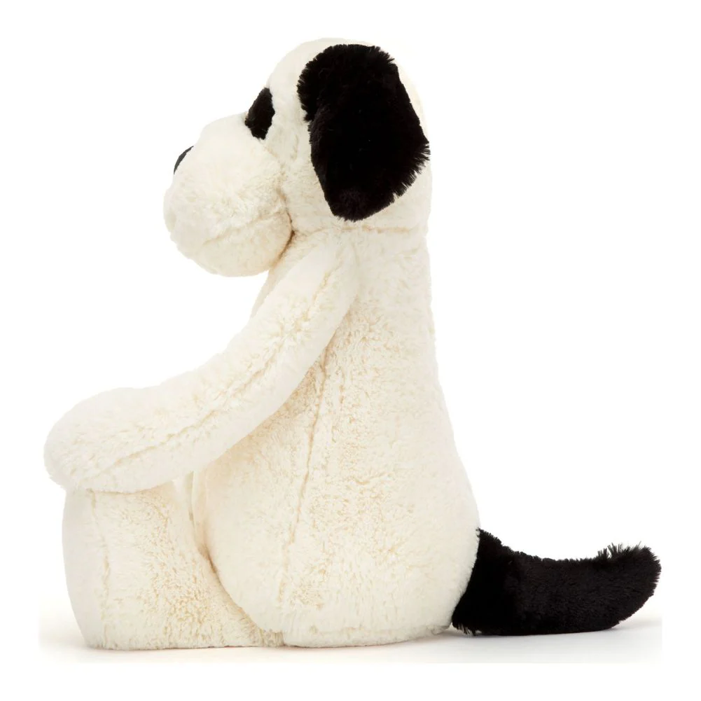 Jellycat Bashful Plush Toy - Black & Cream Puppy (Really Big, 25 inch) - Image 2