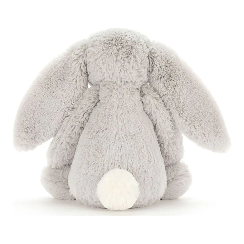 Jellycat Bashful Plush Toy - Silver Bunny (Medium, 12 inch) - Image 3