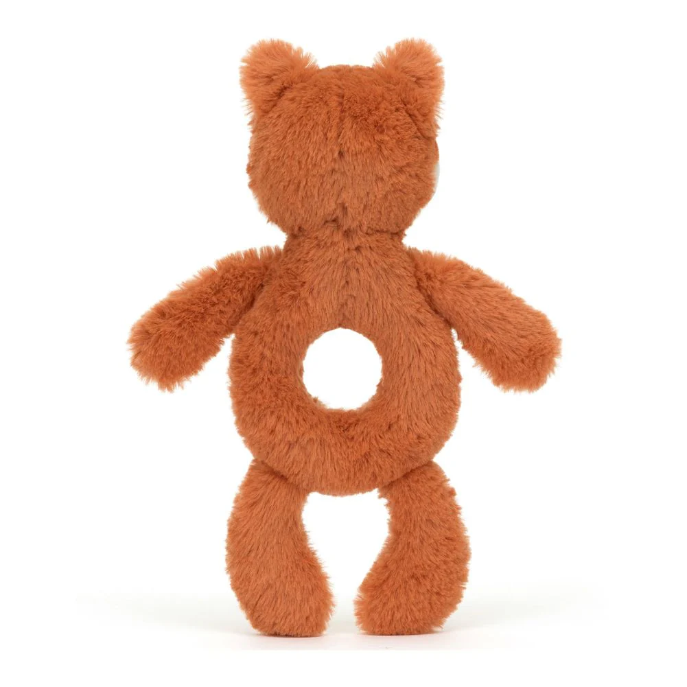 Jellycat Bashful Ring Rattle - Fox Cub - Image 3