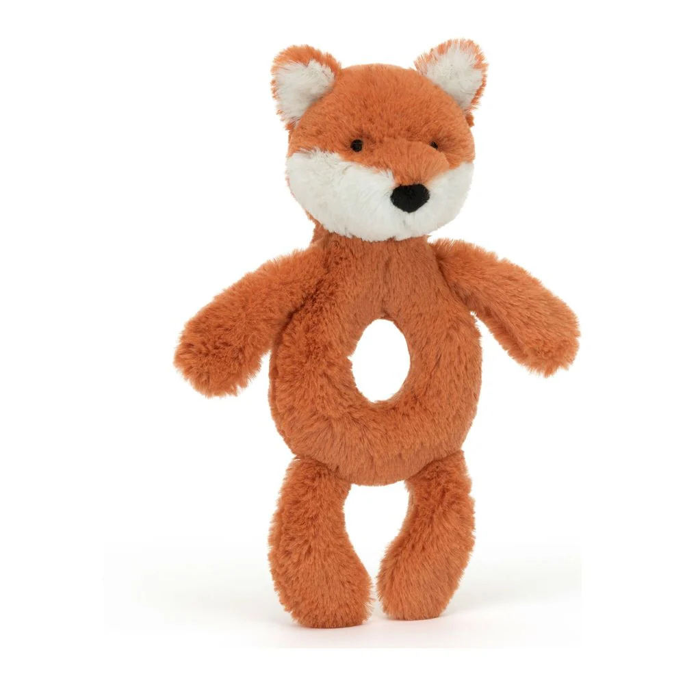Jellycat Bashful Ring Rattle - Fox Cub - Image 4