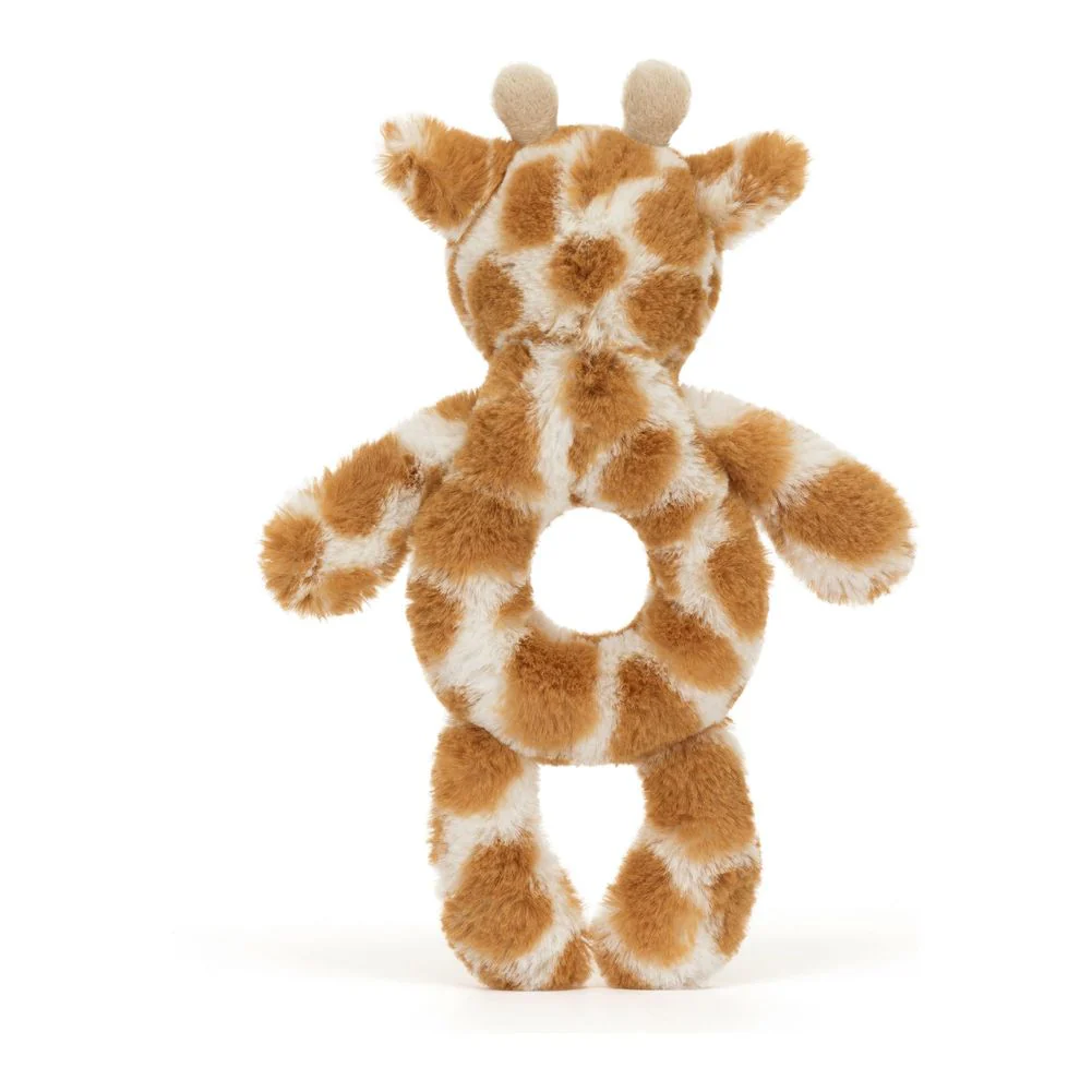 Jellycat Bashful Ring Rattle - Giraffe - Image 3
