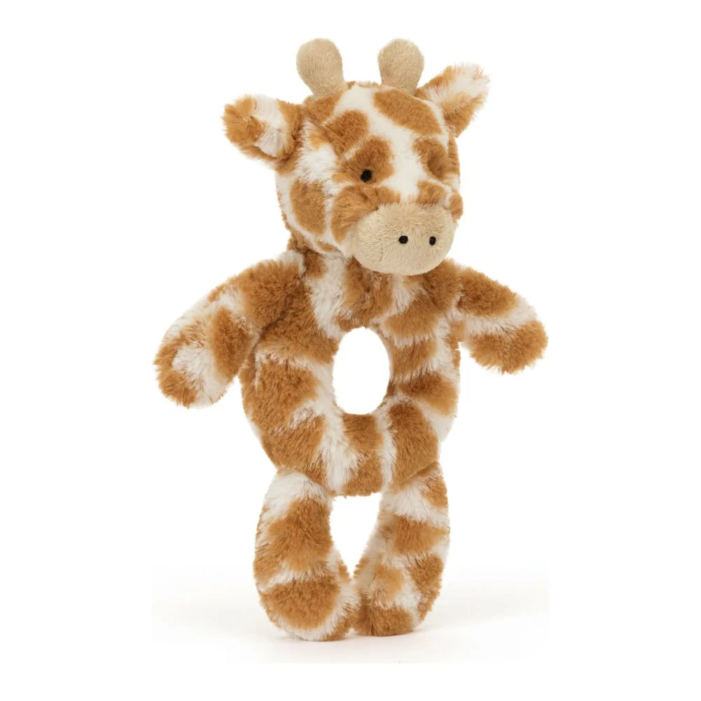 Jellycat Bashful Ring Rattle - Giraffe - Image 4